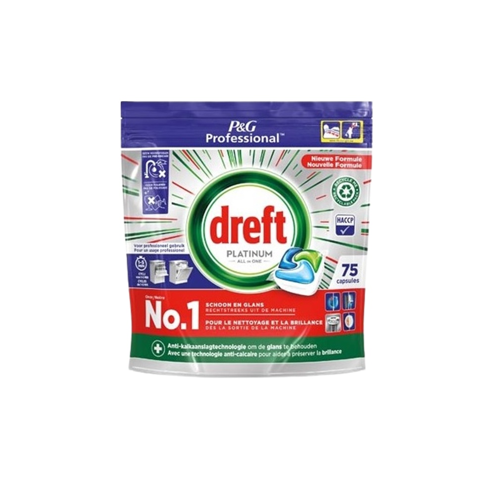 Dreft Platinum All in One Regular 75 capsules